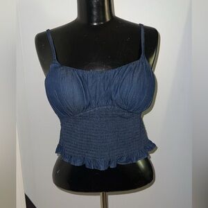 NWOT Denim Top